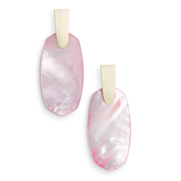 Kendra Scott Jewelry - Kendra Scott Aragon Rose Quartz Drop Earrings